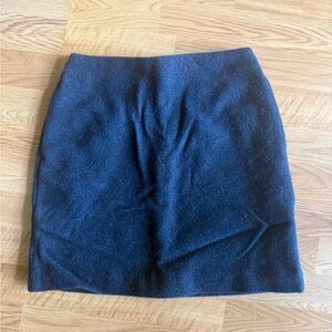 Uniqlo Wool Skirt Navy Blue Size 2 Size Small